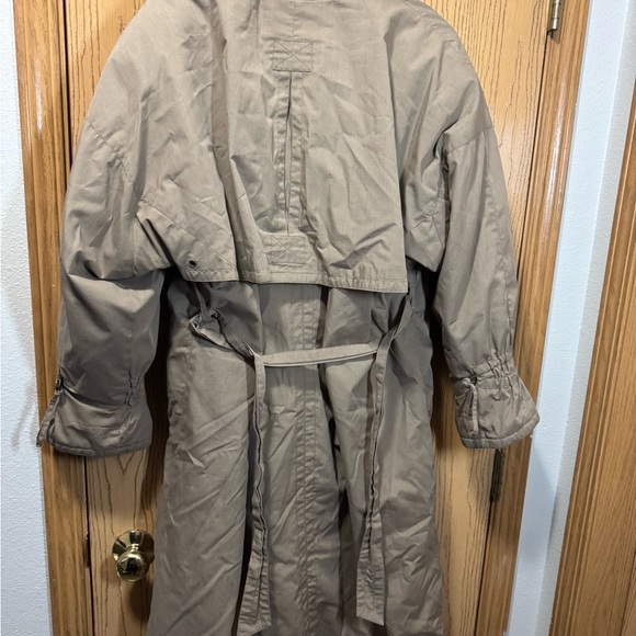 Women's Tan Trench Coat - Picture 8 of 12